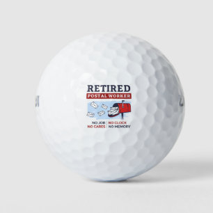 Balles De Golf Facteur à la retraite Travailleur postal retraité