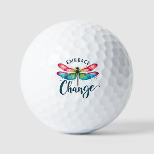 Balles De Golf Faire place au changement - libellule artistique
