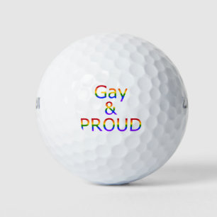 Balles De Golf Fallln Gay et Fier