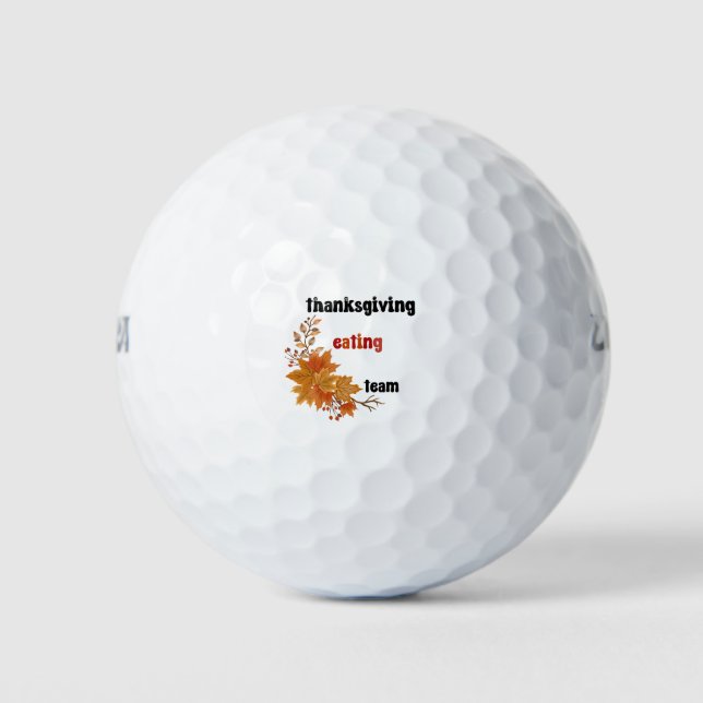 Balles De Golf fanny and happy thanksgiving (Devant)