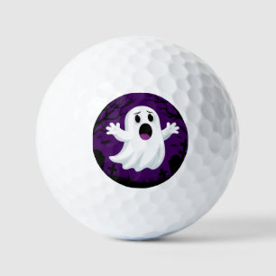 Balles De Golf Fantôme de dessin animé adorable dans un Halloween