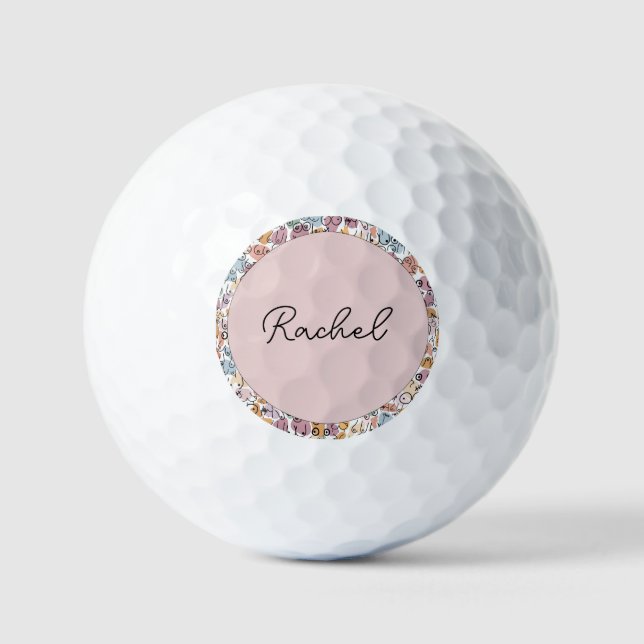 Balles De Golf femme drôle féministe (Recto)