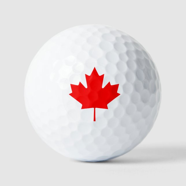 Balles De Golf Fête du Canada 2023 (Recto)