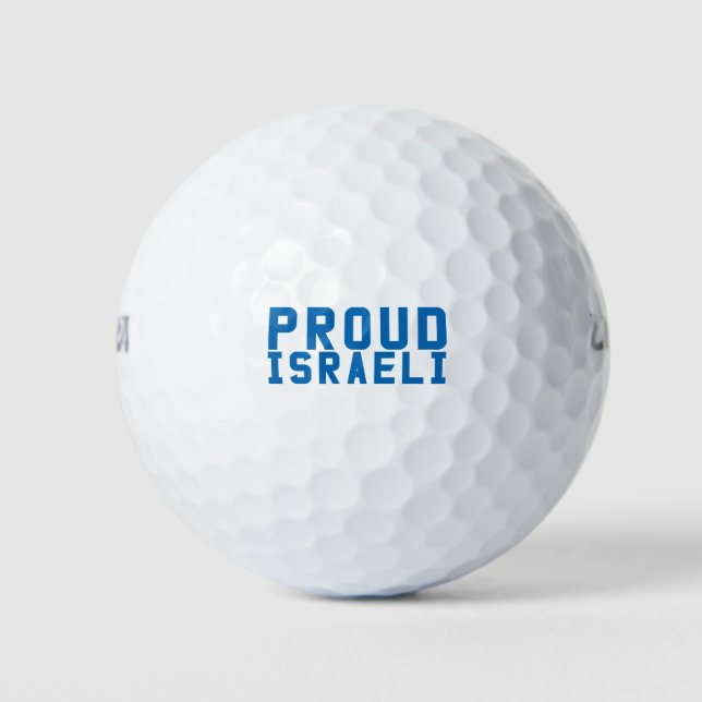 Balles De Golf Fière Israël (Devant)