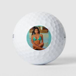 Balles De Golf Fille en Bikini Golfballs
