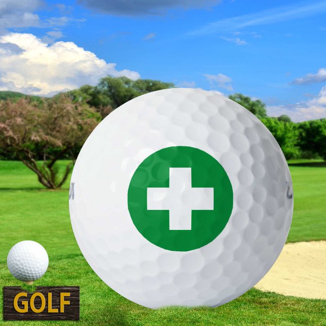 Balles De Golf First Aid & Emergency Golf Ball / golfeur (Créateur téléchargé)