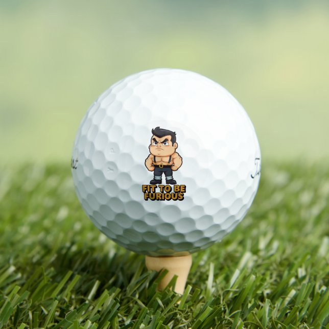 Balles De Golf Fit to be Furious (T-shirt Insitu)