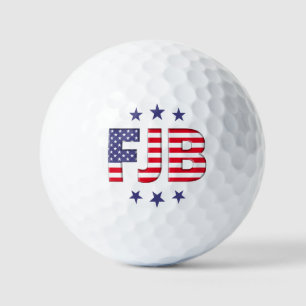Balles De Golf FJB Lets Go Brandon drôle anti joe Biden