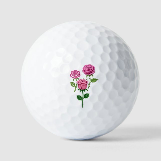 Balles De Golf Fleur en cure-pipe (Recto)