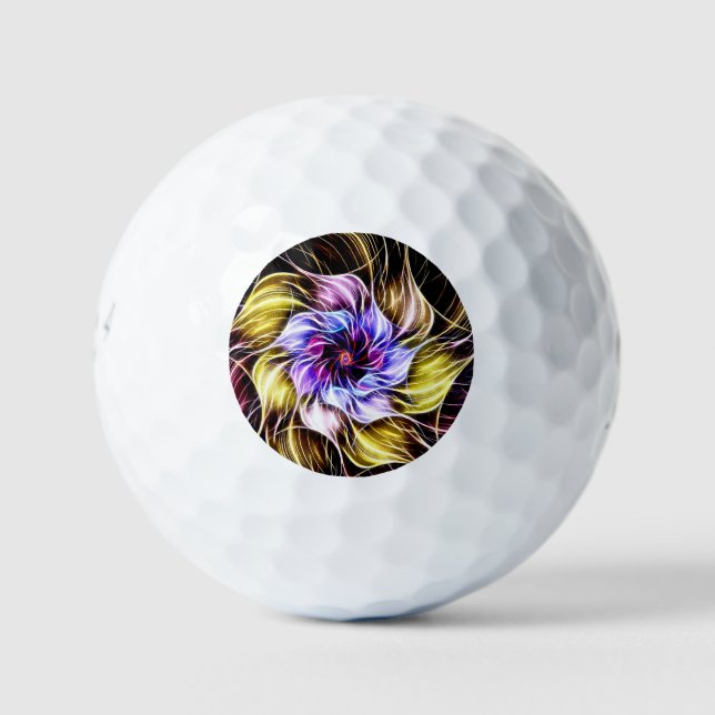 Balles De Golf fleur fractale (Devant)