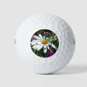 Balles De Golf Fleur sauvage Daisy et Fireweed