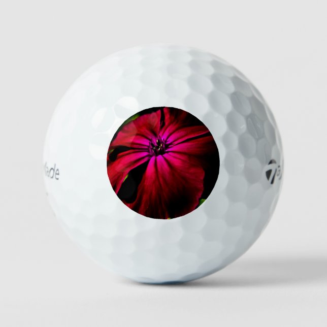 Balles De Golf Fleur sauvage violette tmtp5 gbcna (Recto)
