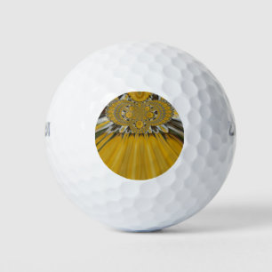 Balles De Golf Fleurs rayonnantes : Tournesol doré : Design écoch