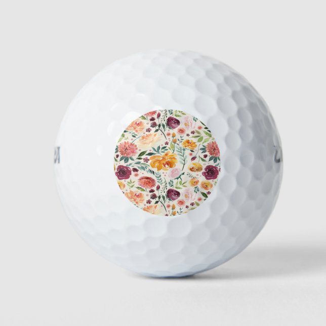 Balles De Golf Floral (Devant)