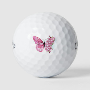Balles De Golf Flower Butterfly