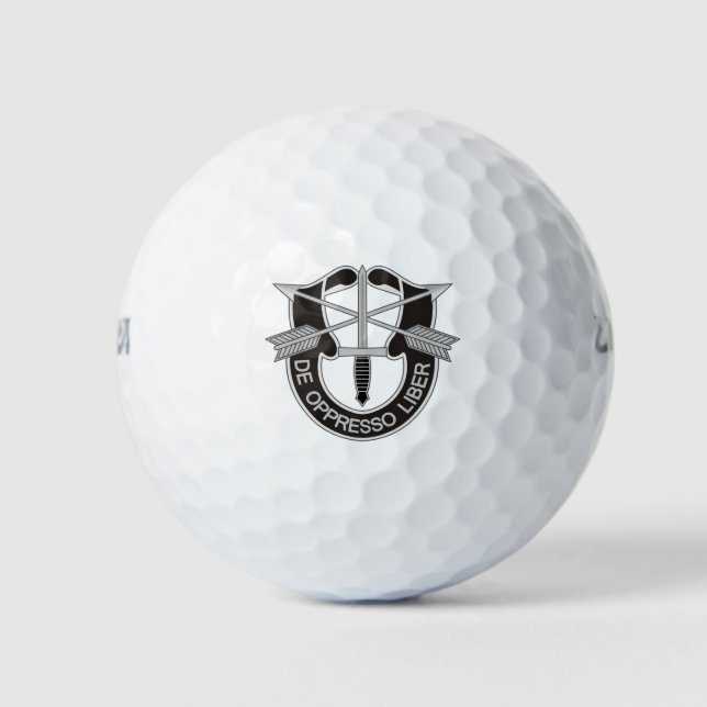 Balles De Golf Forces spéciales SF De Oppresso Liber (Devant)