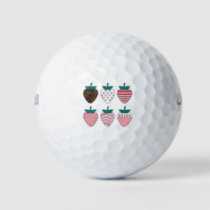 Balles De Golf Fraise fraises Fruit Lover Farmers Jardin