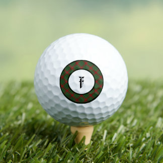 Balles De Golf Fraser Tartan Clan Plaid Golf Balls
