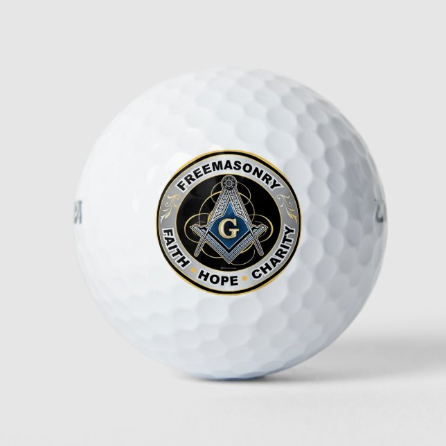 Balles De Golf Freemason (Devant)