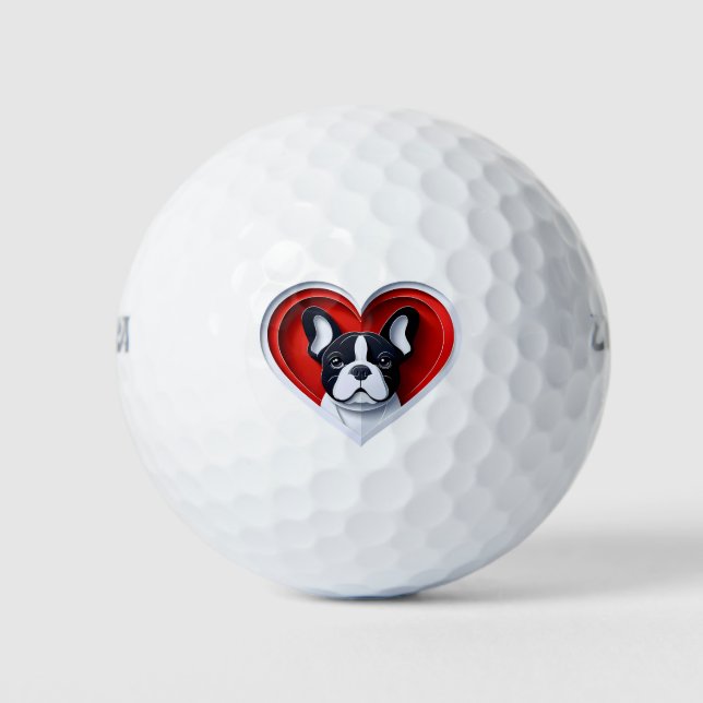 Balles De Golf French Bulldog Cute Frenchie Dog Lover (Devant)