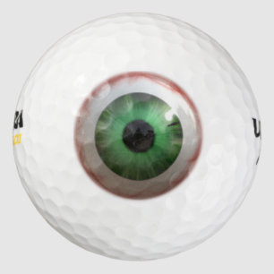 Balles De Golf Fun Déplaisant Green Eye-ball - Bizarre