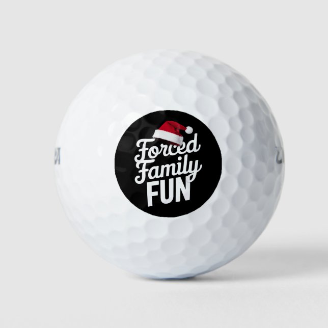 Balles De Golf Fun Party de famille forcée Réunion Ssarcastique N (Devant)