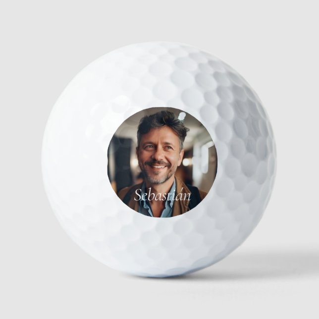 Balles De Golf Funérailles dans la mémoire aimée photo (Recto)