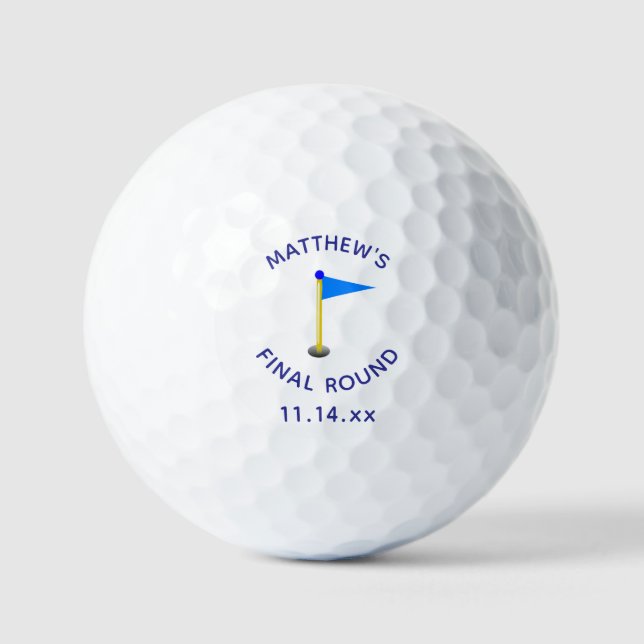 Balles De Golf Funny Bachelor Party Golfer Wedding Favoriser (Recto)