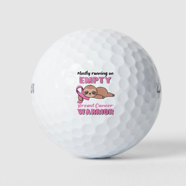 Balles De Golf Funny Breast Cancer (Devant)