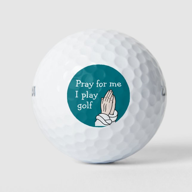 Balles De Golf Funny Christian Golf Humour (Devant)