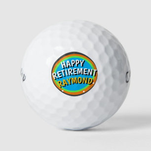 Balles De Golf Funny Golf Ball HEUREMENT RETRAITE