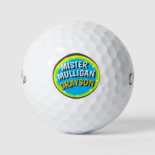 Balles De Golf Funny Golf Ball Mister Mulligan