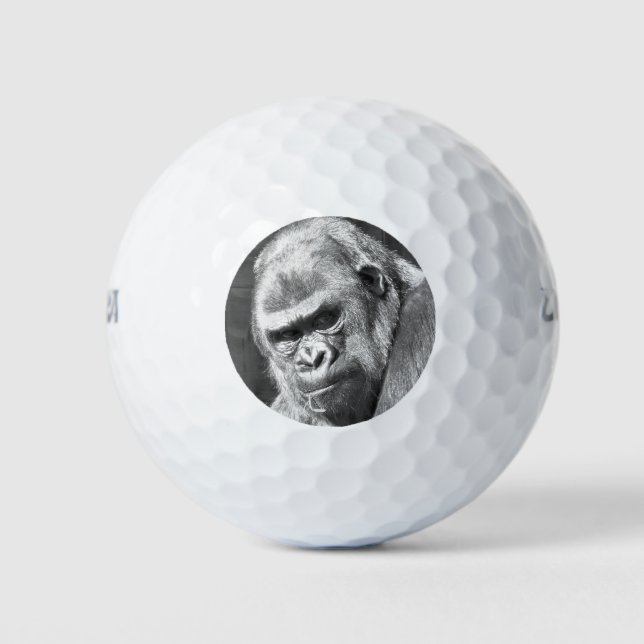 BALLES DE GOLF FUNNY GORILLA (Devant)