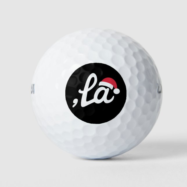 Balles De Golf Funny Kamala Harris 2024 Comma La Christmas (Devant)