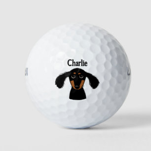 Balles De Golf Funny Longhhair Dachshund Chien Chien Chien Chien 
