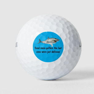 Balles De Golf Funny Shark Thème Novelty Golf Balls