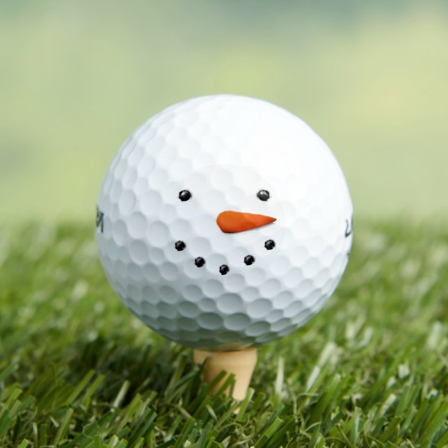 Balles De Golf Funny Snowman Noël Stocker Stuffer (T-shirt Insitu)