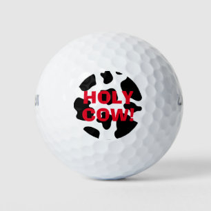 Balles De Golf Funny Wilson golf ball avec spots de vache poster 