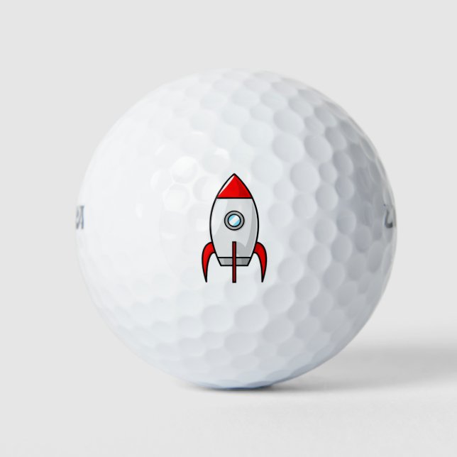 Balles De Golf 🚀 fusée (Devant)