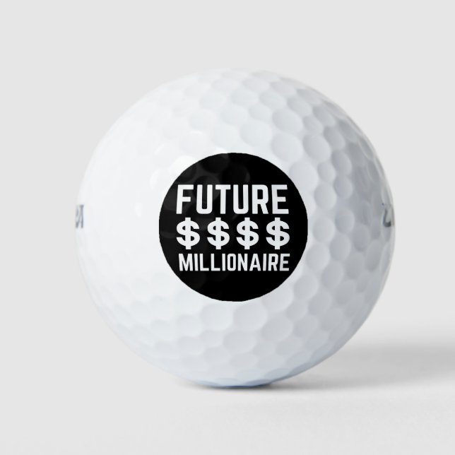 Balles De Golf Future Millionaire (Devant)
