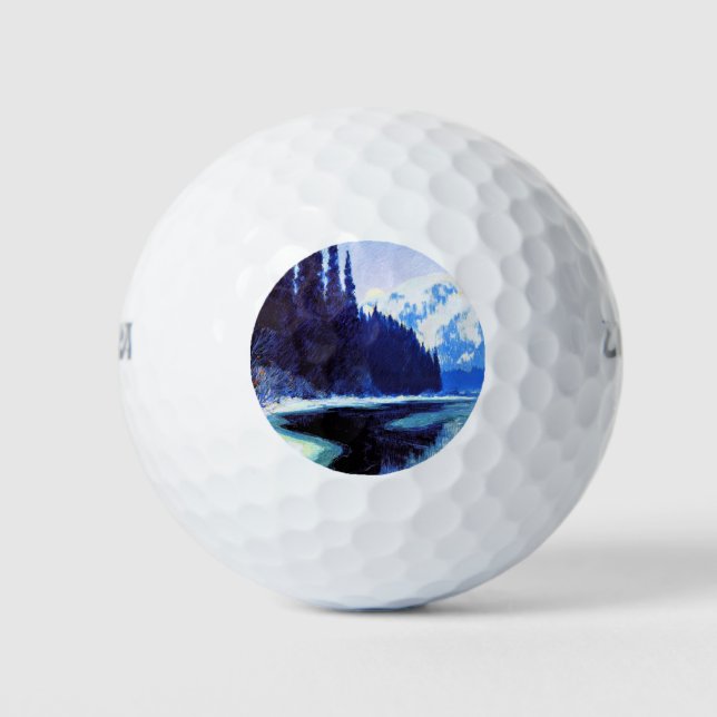 Balles De Golf Gagnon - Un ruisseau silencieux du Nord (Devant)