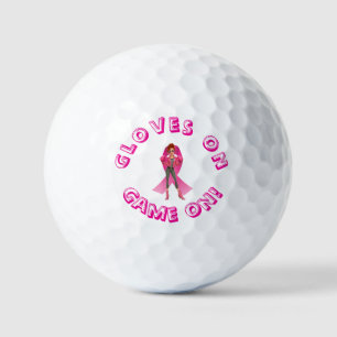 Balles De Golf Gants, Jouez ! Sensibilisation au cancer du sein