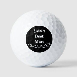 Balles De Golf garçon d'honneur enterrement de vie de garçon témo