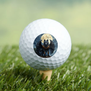 Balles De Golf Gardien de la Lune – Le Loup à l'Aile Noire