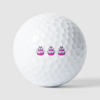 Balles De Golf Gâteau de caricature mignon