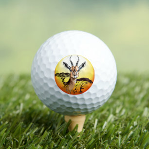 Balles De Golf Gazelle Antelope africaine animal sauvage