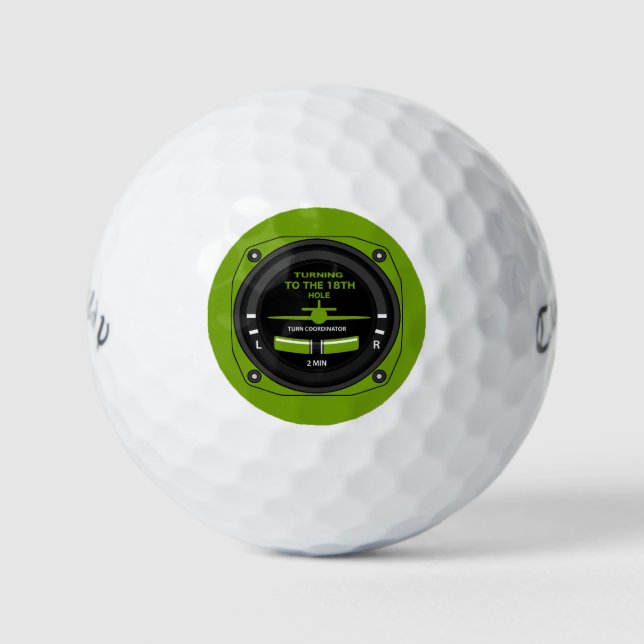 Balles De Golf Geek aéronautique pilote (Devant)