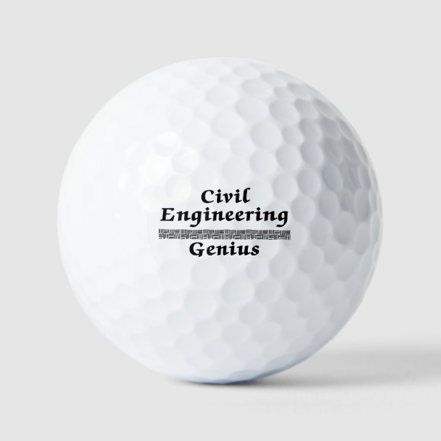 Balles De Golf Génie civil (Recto)
