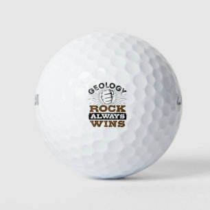 Balles De Golf Géologie Rock gagne toujours