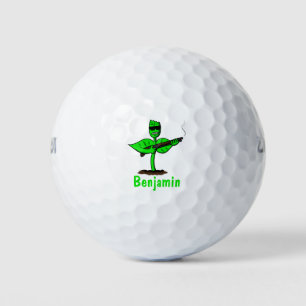 Balles De Golf Germinator cyborg plante dessin humoristique